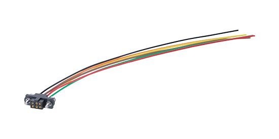 Harwin M80-Fc20668F2-0150L Cable Assy, Wtb Rcpt-Free End, 150mm