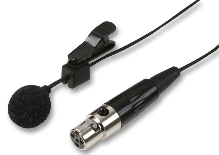 Pulse Mic-500X4 Black Microphone, Lavalier, 4P Mini Xlr