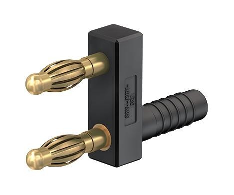 Staubli 20.1020-21 Plug, 4mm, Link, Gold, 14mm Pitch, Pk2