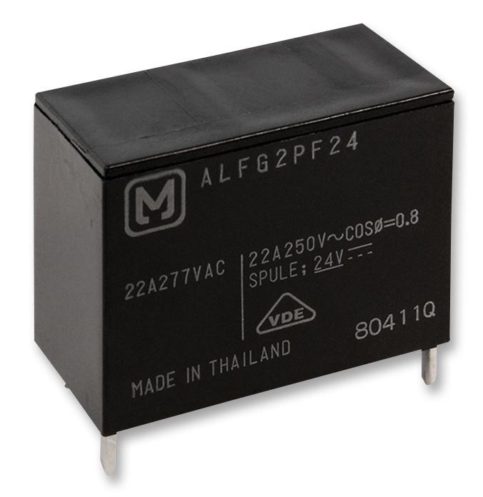 Panasonic Alfg2Pf24 Relay, Spst-No, 277Vac, 31A