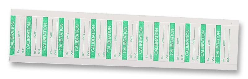 Multicomp Pro 7827287 Label, Calibrated, Wht On Grn, Pk350