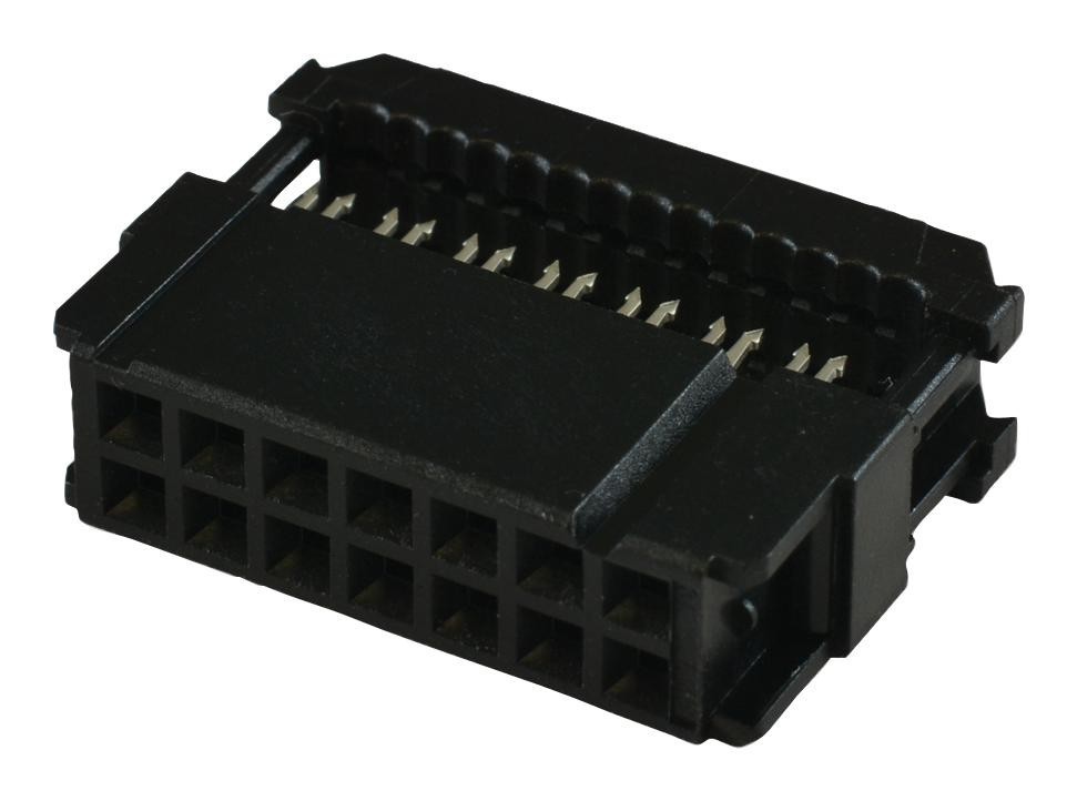 Amp Connectors / Te Connectivity 1658620-2 Idc Conn, Rcpt, 14Pos, 2Row, 2.54mm