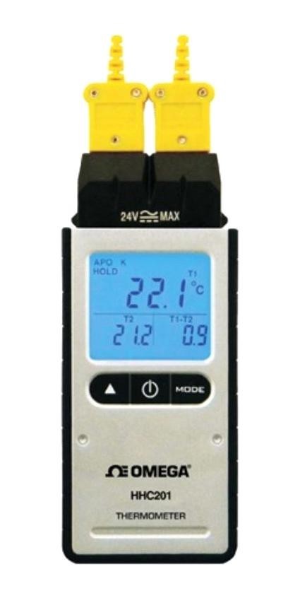 Omega Hhc201 Temp Thermometer, -200 To +1372Deg C