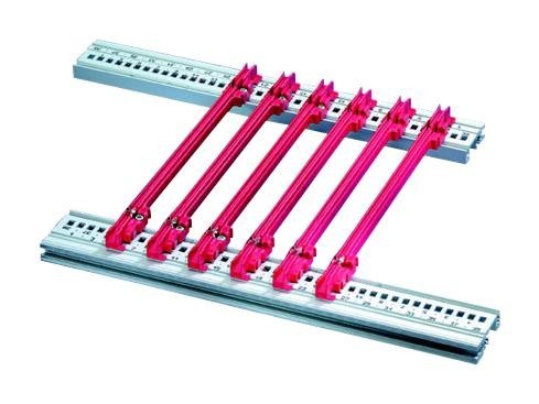 nVent Schroff 64560-001 Guide Rail, Red, 160mm