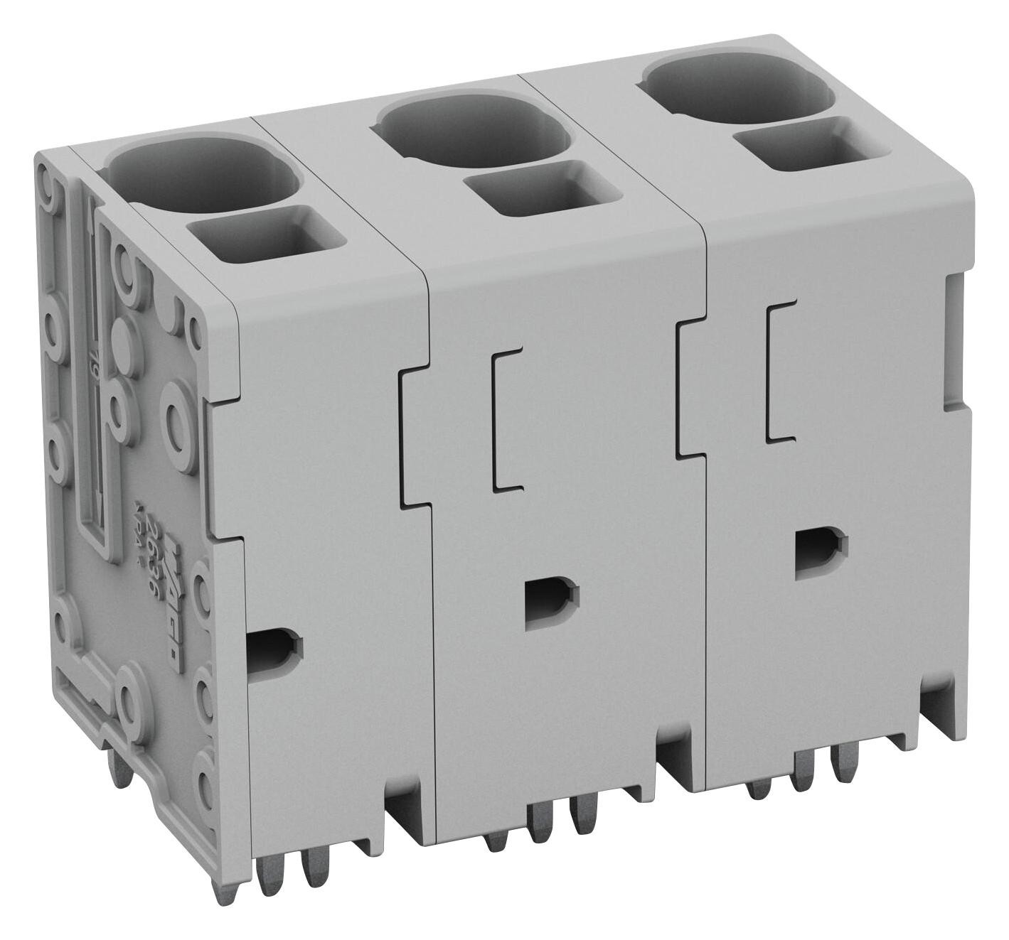 WAGO 2636-3358 Terminal Block, Wtb, 8Pos, 18-4Awg