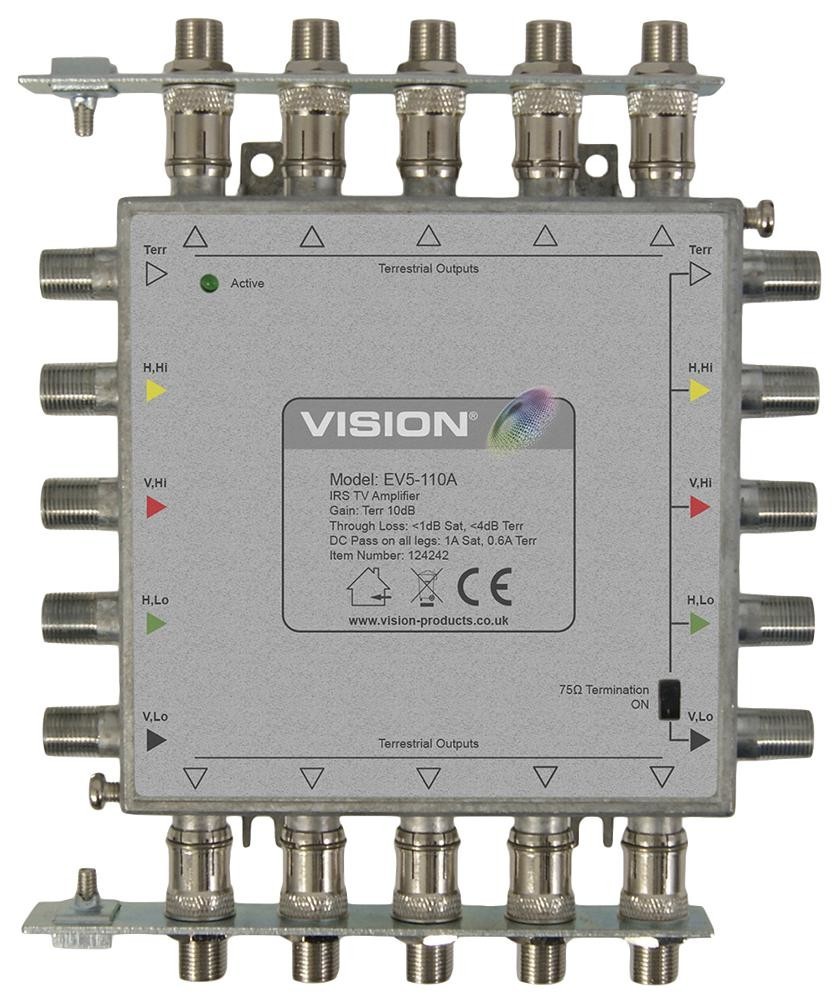 Vision 124242 Ev5-110A Irs Tv Amplifier