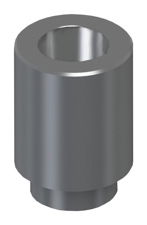 Keystone 4889 Spacer, Swage Round, Steel, 11mm