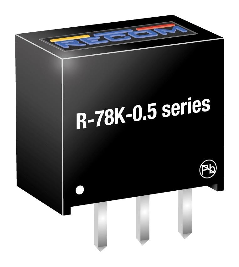 RECOM Power R-78K2.5-0.5 Dc-Dc Converter, 2.5V, 0.5A