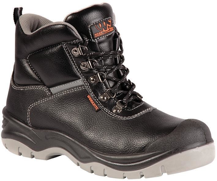 Worksite Ss609Sm 7 Terrain Safety Boot, Black, Size 7