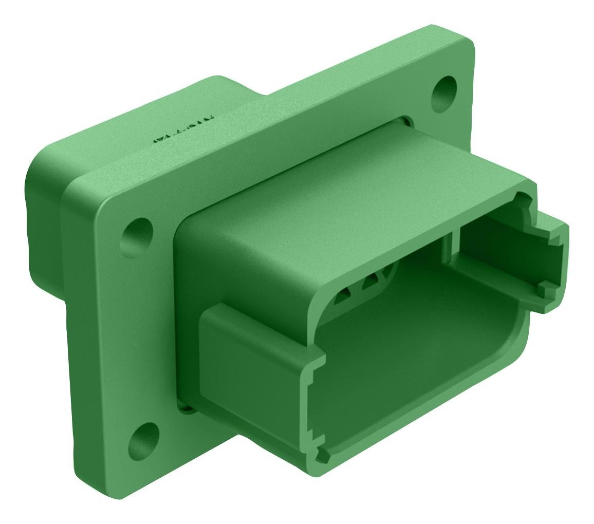 Amphenol Sine/tuchel At04-12Pc-L012 Housing, Rcpt, 12Pos, Plastic, Green