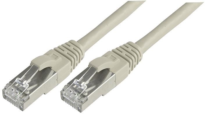 Connectorectix Cabling Systems 003-010-005-01C Patch Lead, Cat 6A, Sftp, Grey 0.5M
