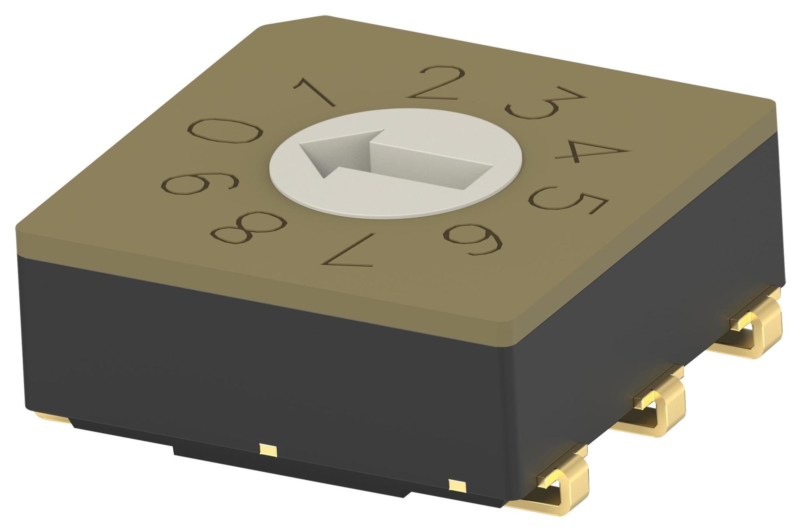 Alcoswitch / Te Connectivity Mrssv0Dc10Smgwtr Rotary Coded Sw, 10Pos, 0.02A/20V, Smd