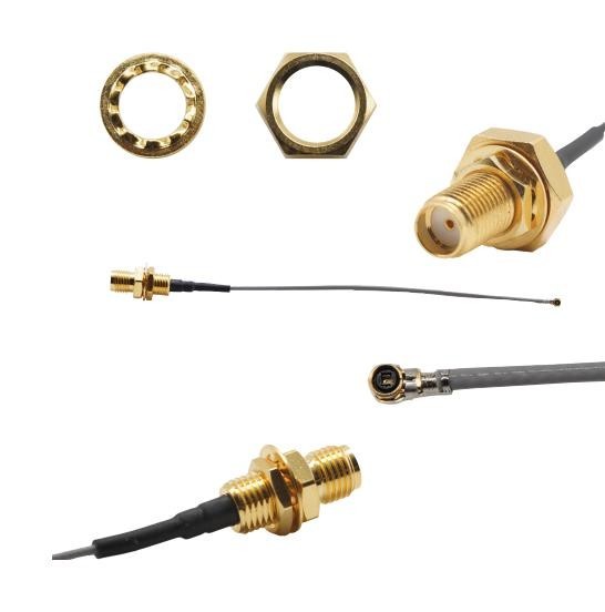 Siretta Asmga015Xa113S11 Cable Assy, Mhf4 Plug-Sma Jack, 150mm