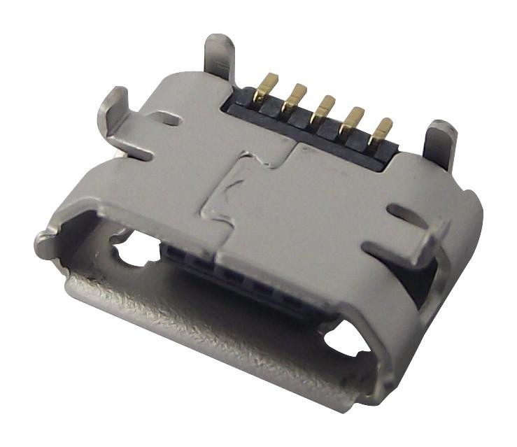 Molex 105017-0001 Micro Usb Connector, 2.0 Type B, Rcpt, 5Pos
