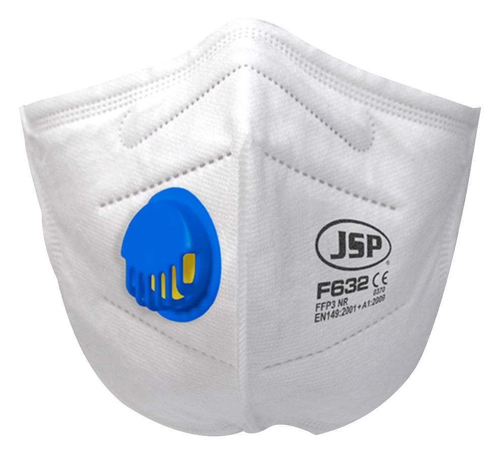 Jsp Bgr180-000-T00 (Pk2) Respirator Mask P3 Valve (Pk2)