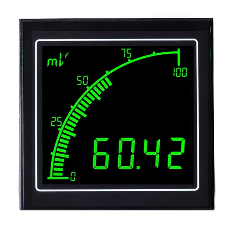 Trumeter Apm-Micro-Ano Panel Meter, 4Digit, 200Ua, Negative Lcd