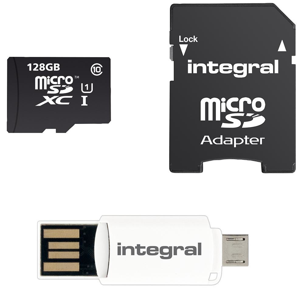 Integral Inmsdx128G10-Sptotgr 128Gb Microsdxc Smartphone Otg