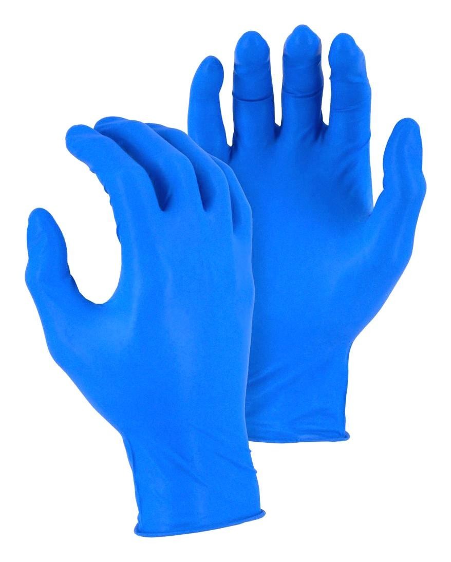 Majestic 3276/9 Powder-Free Glove, Disposable, Blue, M
