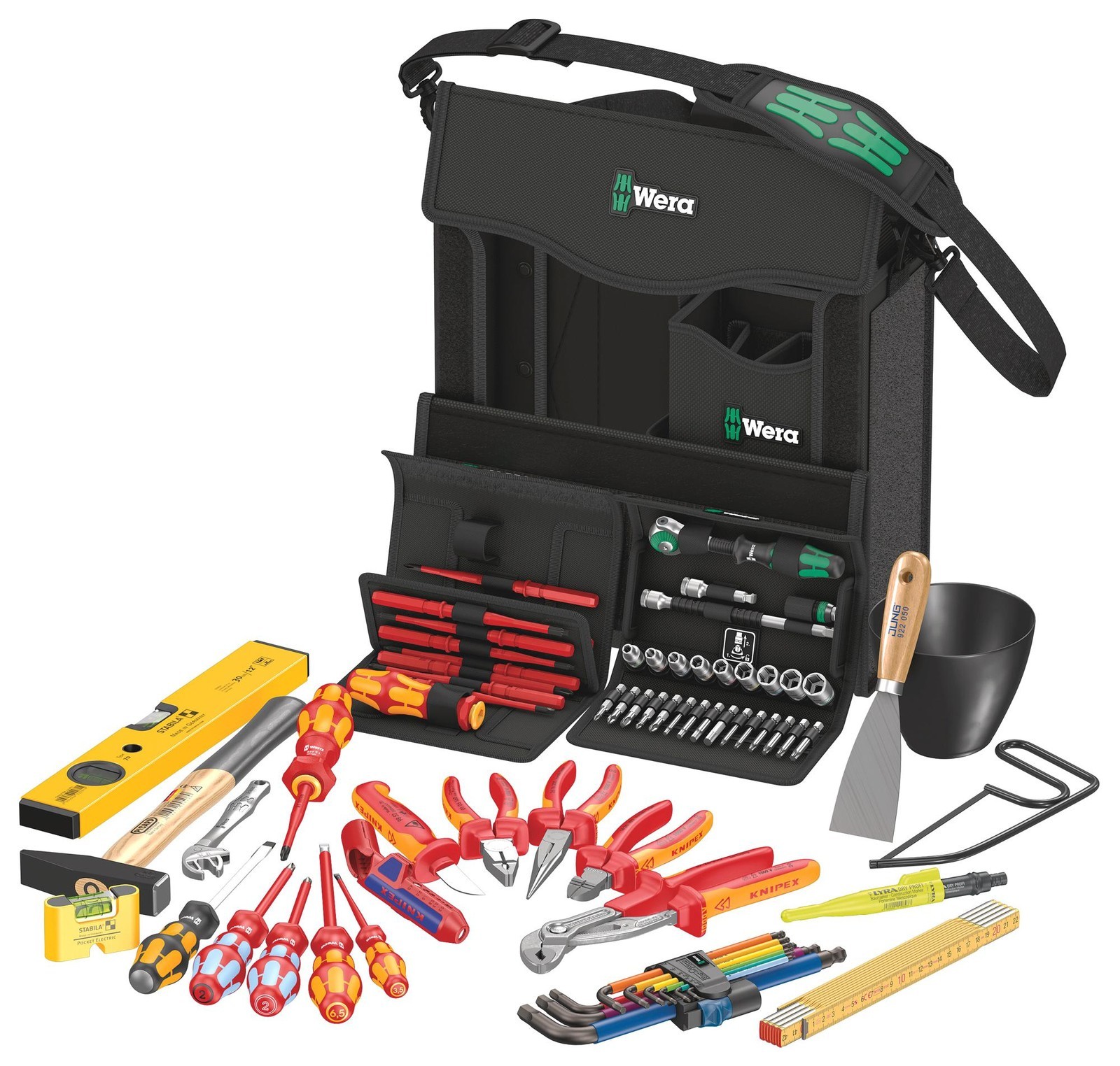 Wera Wera 2Go E 1 Tool Set, Electrical, 73Pc