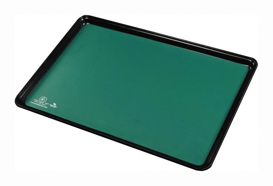 Desco 65159 Mat Tray Liner, Vinyl, Green, 16