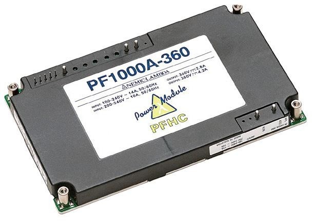 TDK-Lambda Pf1000A-360 Ac-Dc Converter, Open Frame, 1 O/p, 1.512Kw, 4.2A, 360V