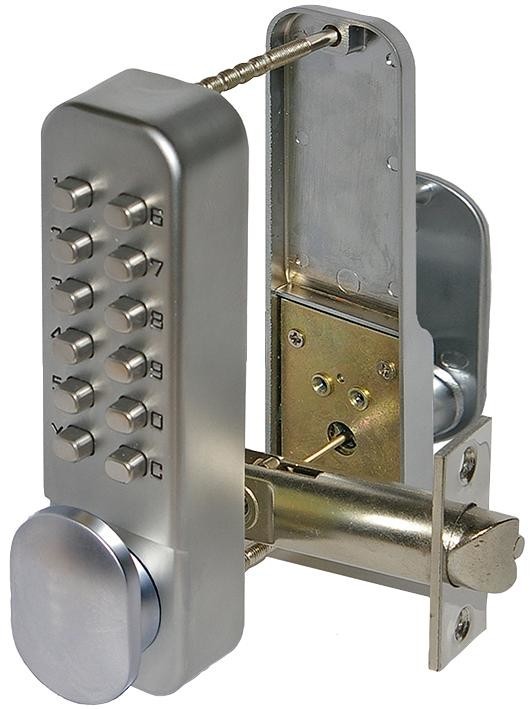 Securefast Sbl310.s Push Button Lock-Sc With Holdback
