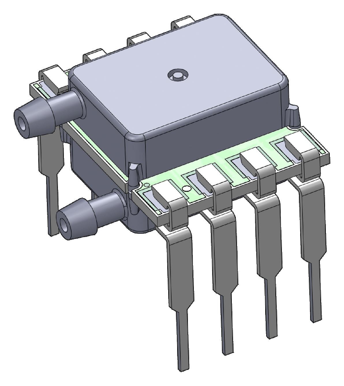 Amphenol All Sensors Elvh-M160D-Hrrd-C-Psa5 Pressure Sensor, 160Mbar, Diff, Spi
