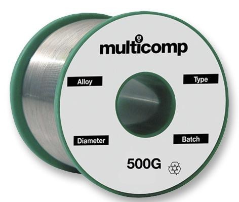 Multicomp 509-0611 Solder Wire, Lead Free, 0.9mm, 250G