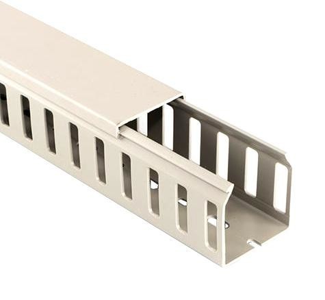 Betaduct 10460054Y Closed Slot Duct, Pvc, Gry, 75X50mm, Pk8