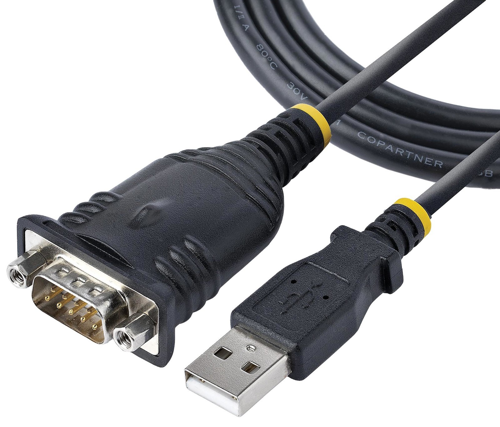 Startech 1P3Fp-Usb-Serial Cable, Usb-Db9 Rs232 Converter, 1M