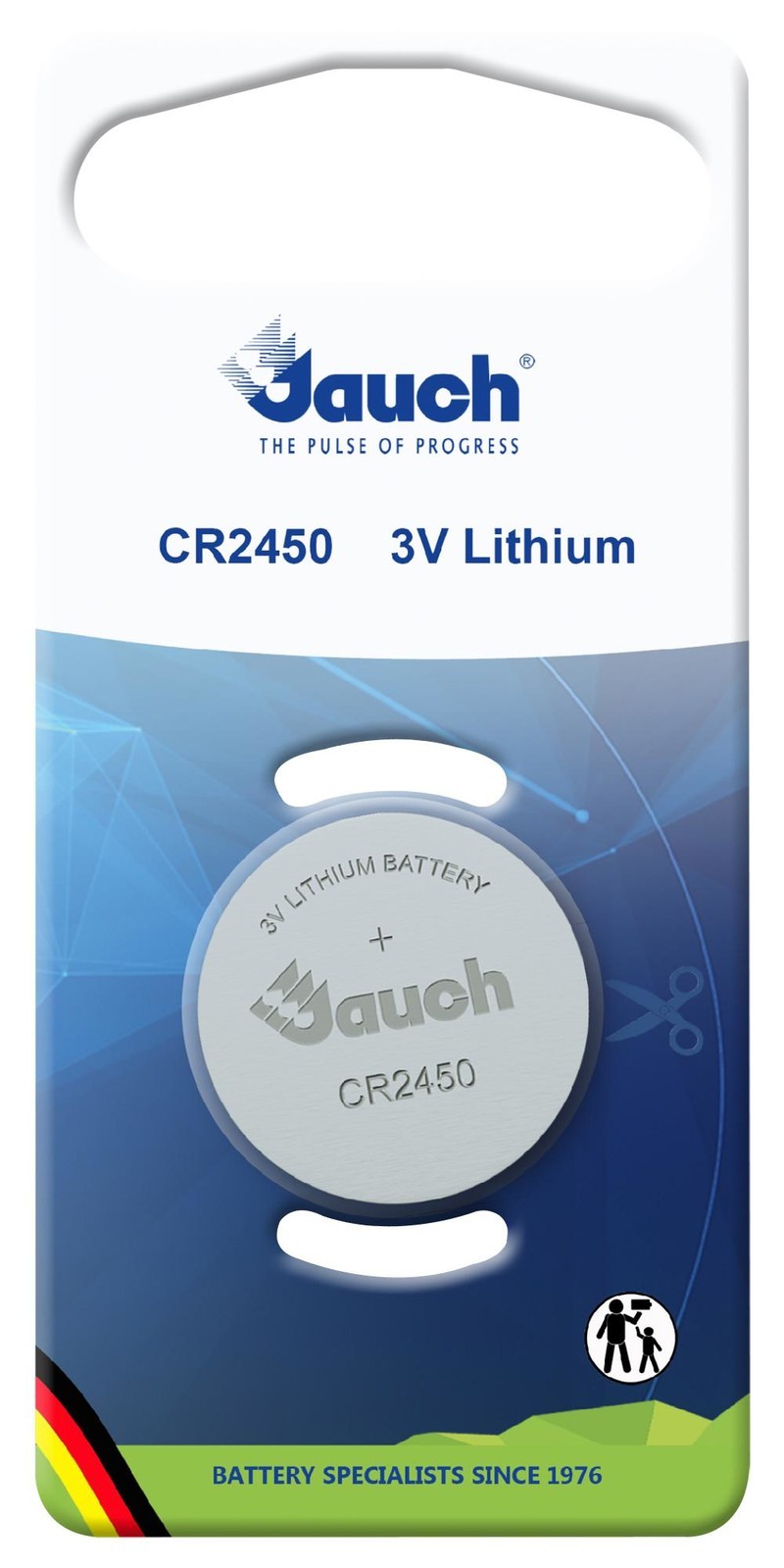 Jauch Cr 2450 Battery, Non Rechargeable, 610Mah, 3V