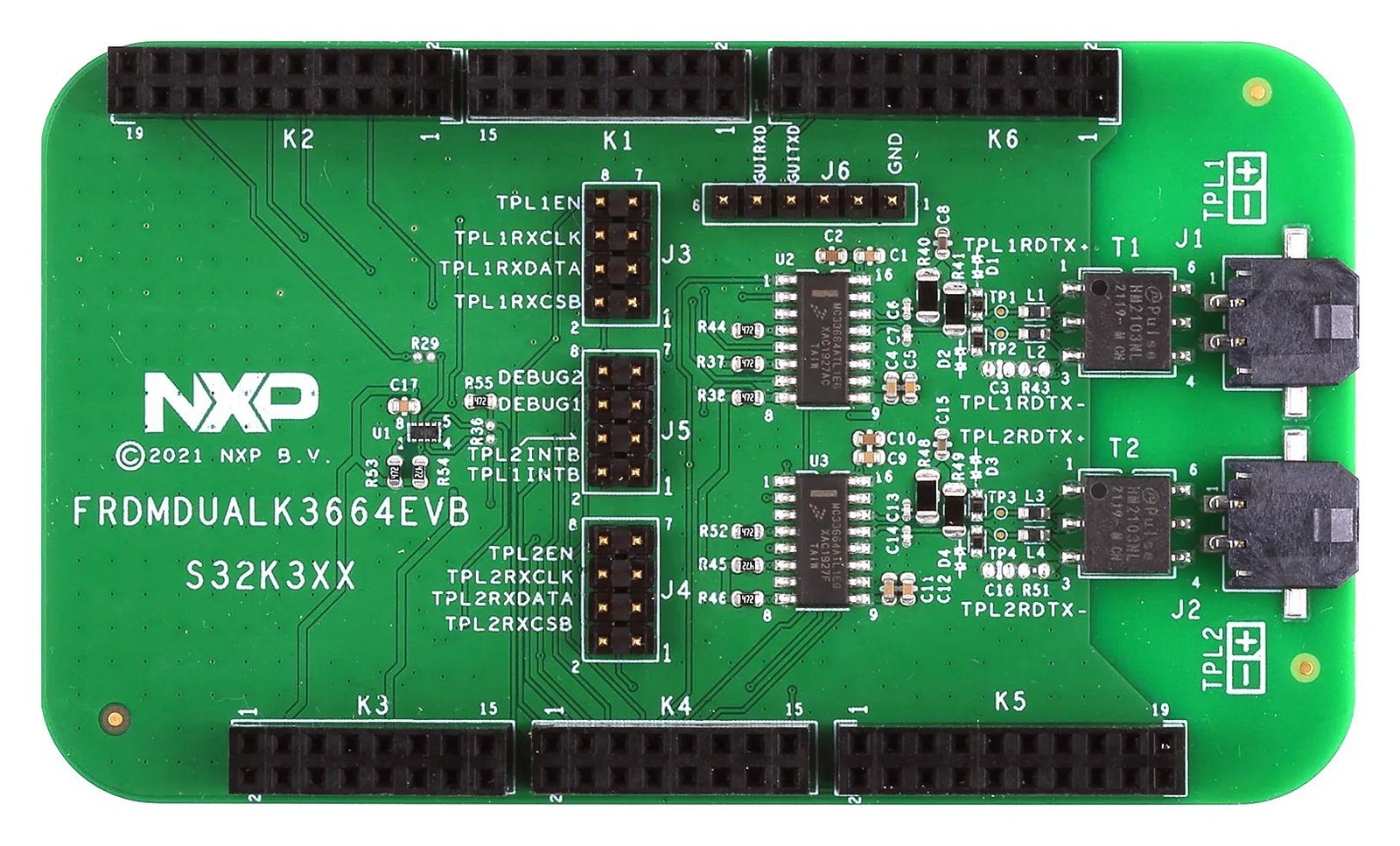 NXP Semiconductors Semiconductors Frdmdualk3664Evb Evaluation Board, Transceiver