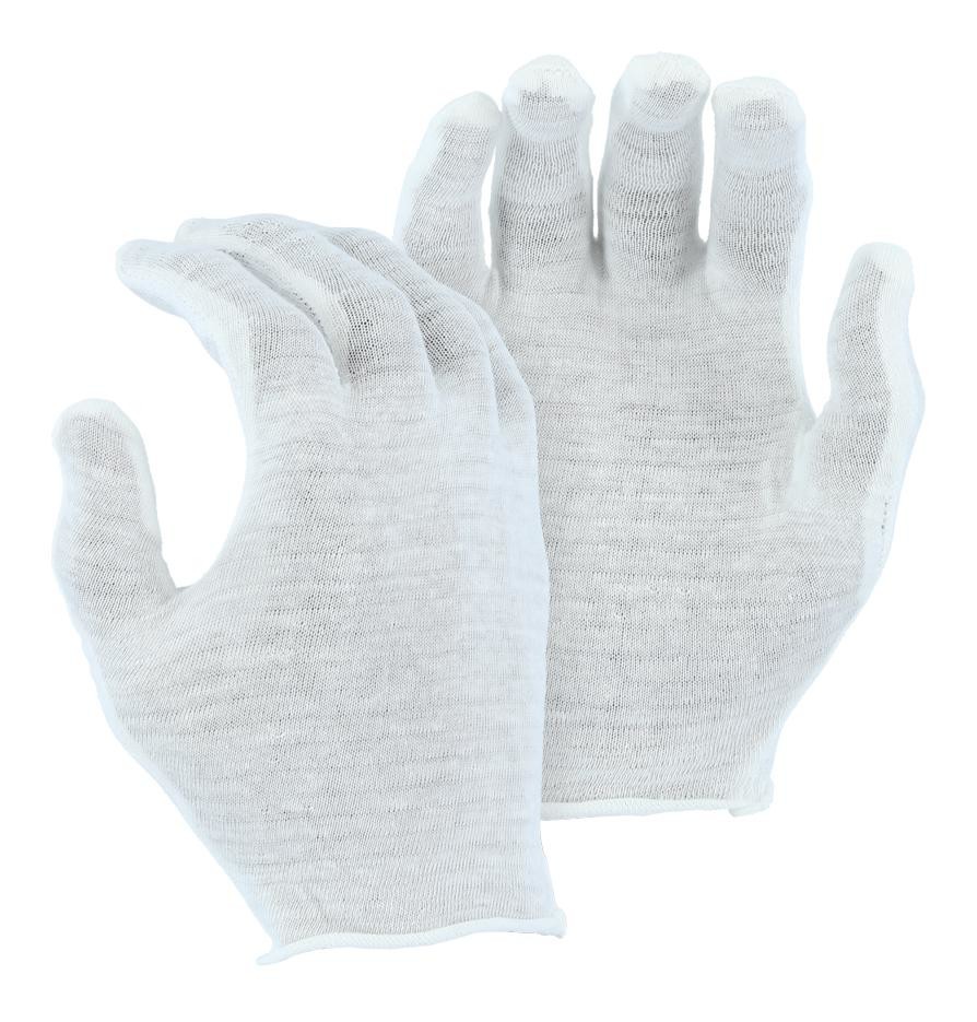 Majestic 3445 Inspector Glove, Cotton Lisle, Large
