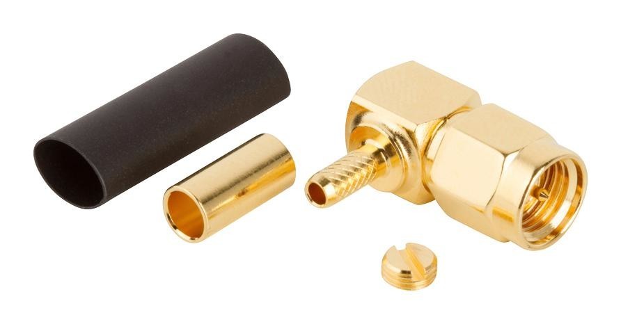 Amphenol RF 132182 Rf Coaxial, Sma R/a Plug, 50 Ohm, Cable