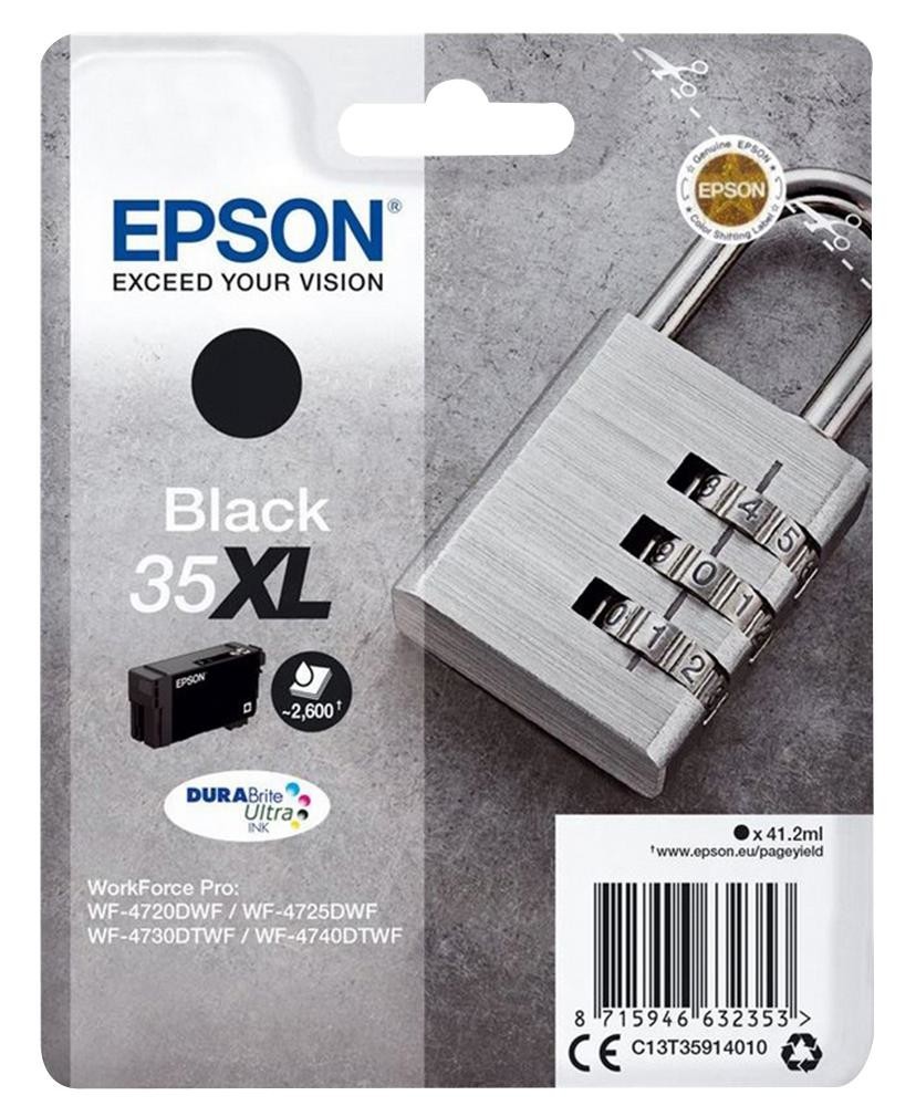 Epson C13T35914010 Ink Cart, T3591, Black Xl, Epson