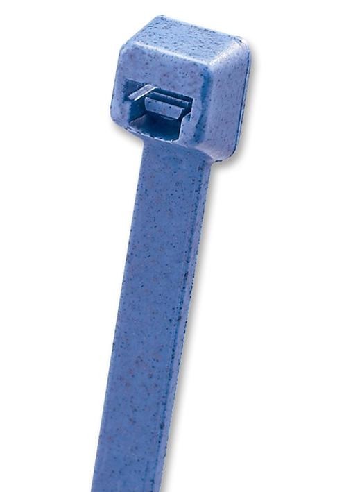 Panduit Plt1M-C186 Cable Tie, Metal Det, 100mm, Pk100