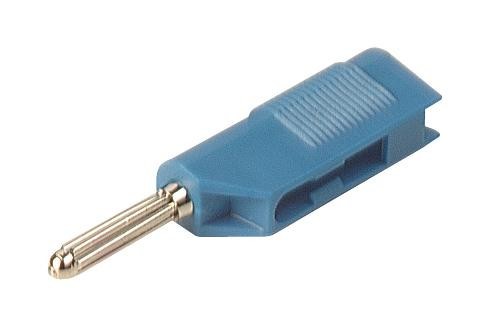 Hirschmann Test And Measurement 930729102 Plug, 4mm, Stackable, Blue, Pk5 , Buela