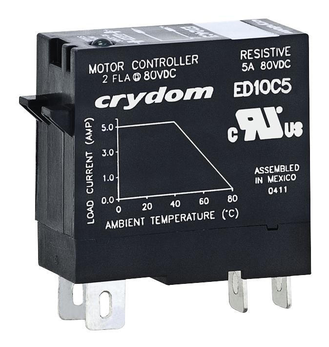 Sensata/crydom Ed24D5 Ssr, Plug In, 280Vac, 5A, 5-15Vdc, Zc