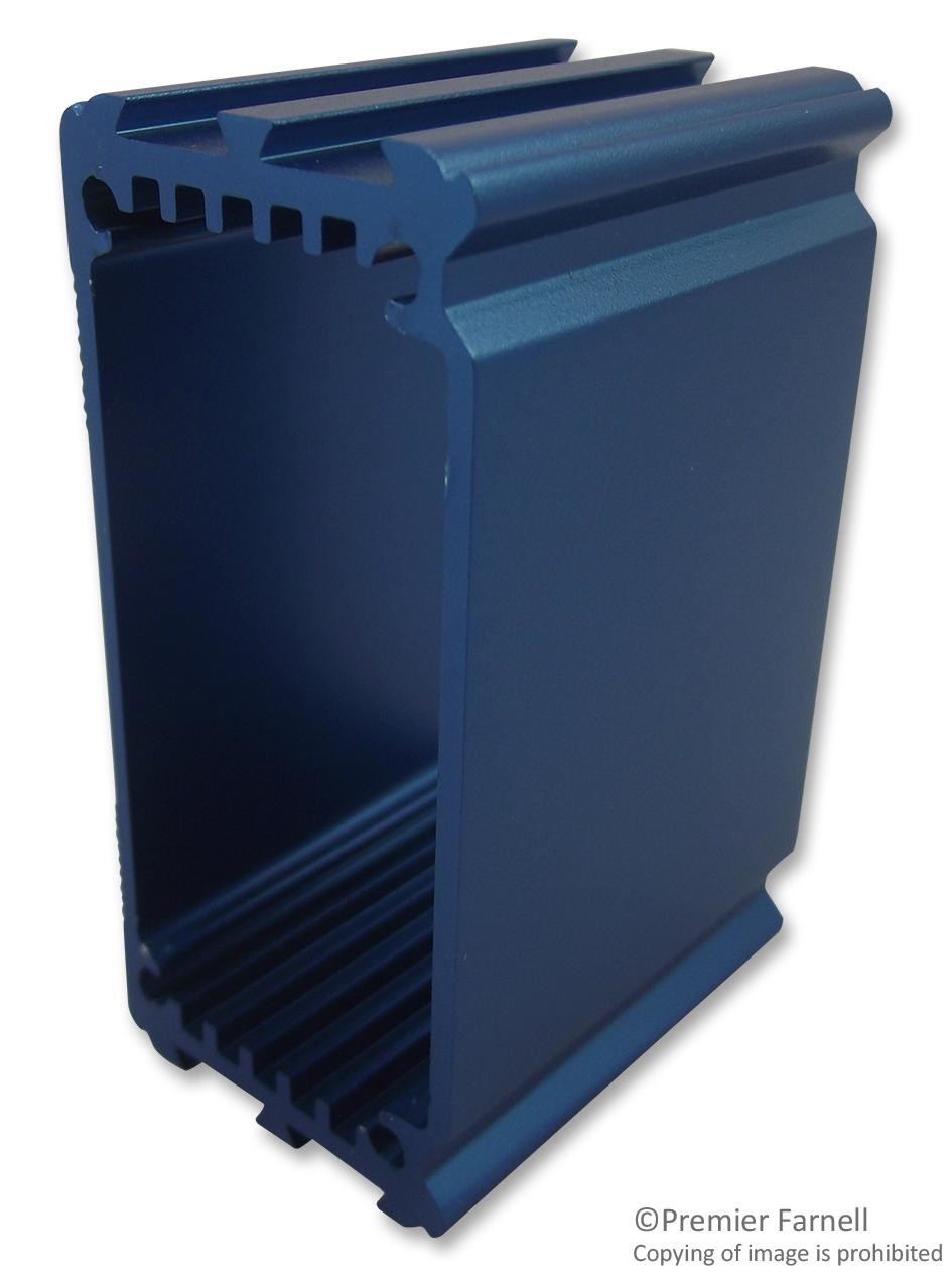Box Enclosures B1-040Bl Case, Aluminium, Blue, 64X30X40mm