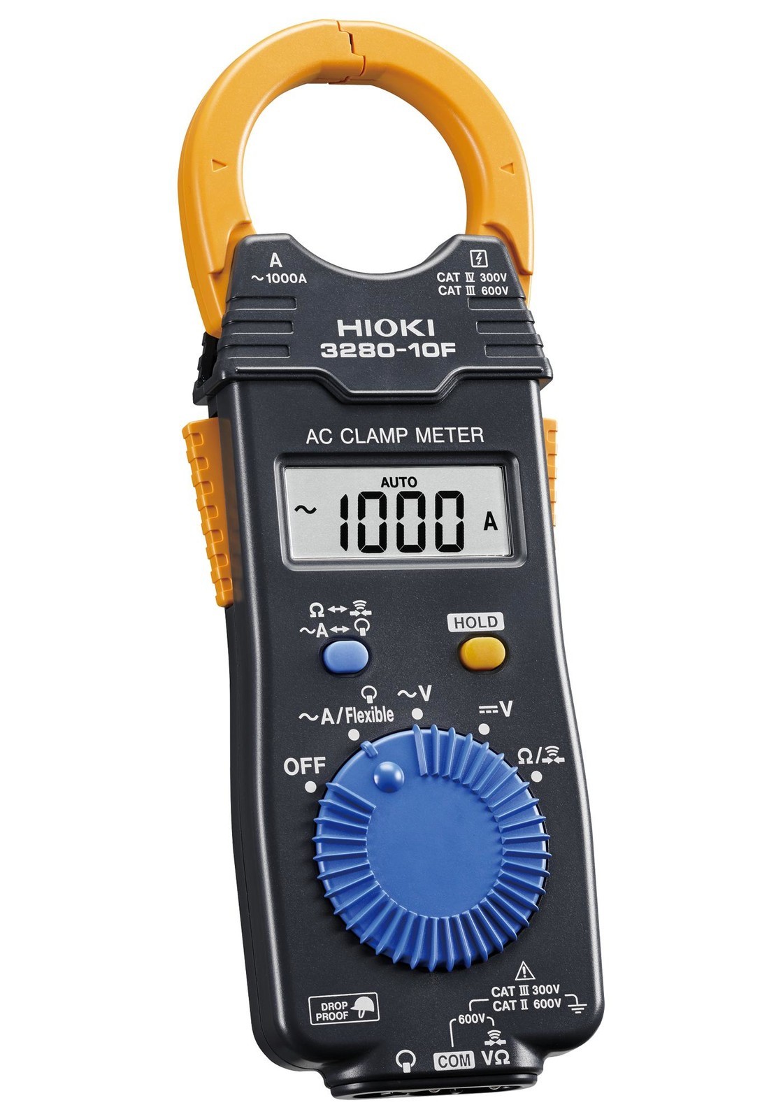 Hioki 3280-10F Ac Clamp Meter, 600V, 1Ka