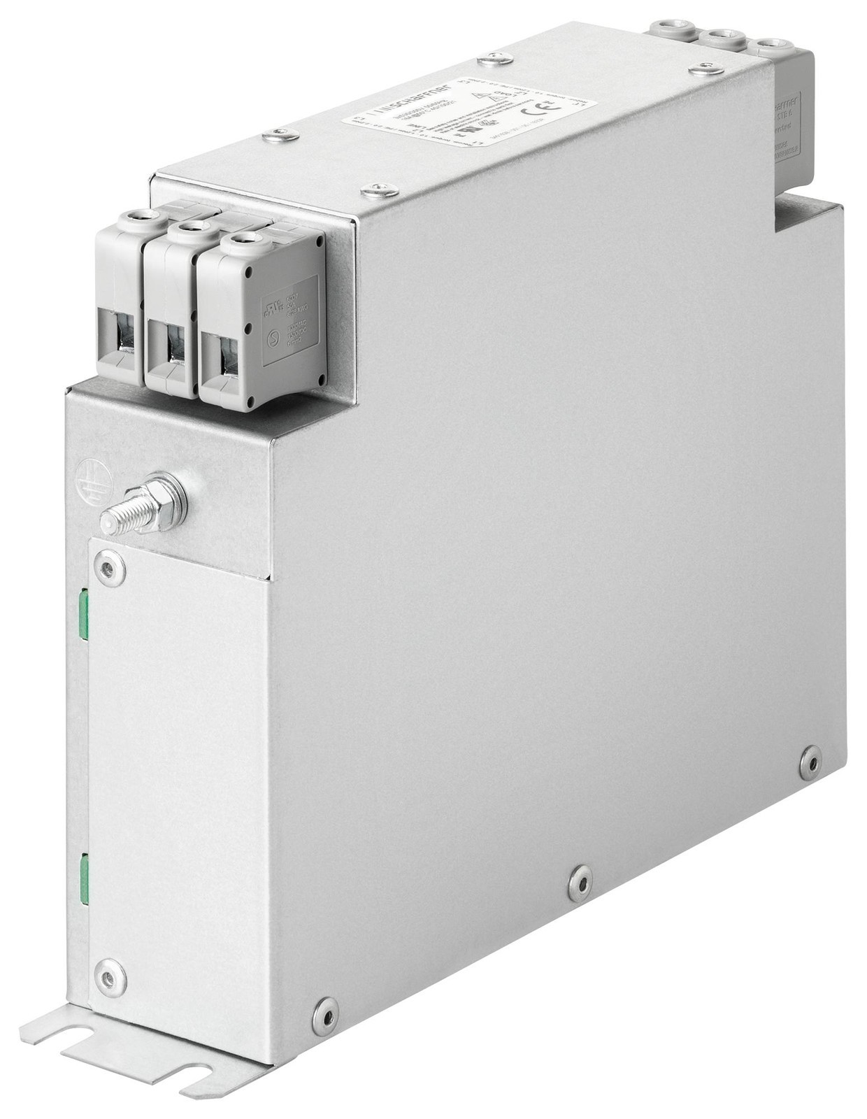 Schaffner Fn3287-160-40-C26-R65 Power Line Filter, 3 Phase, 160A, 530Vac