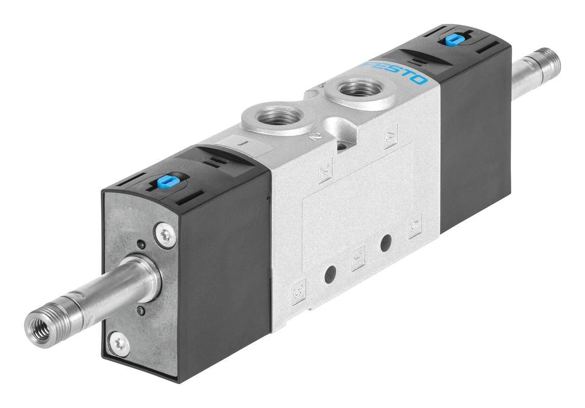 Festo Vuvs-Lt20-B52-D-G18-F7 Air Solenoid Valve, G1/8, 10Bar