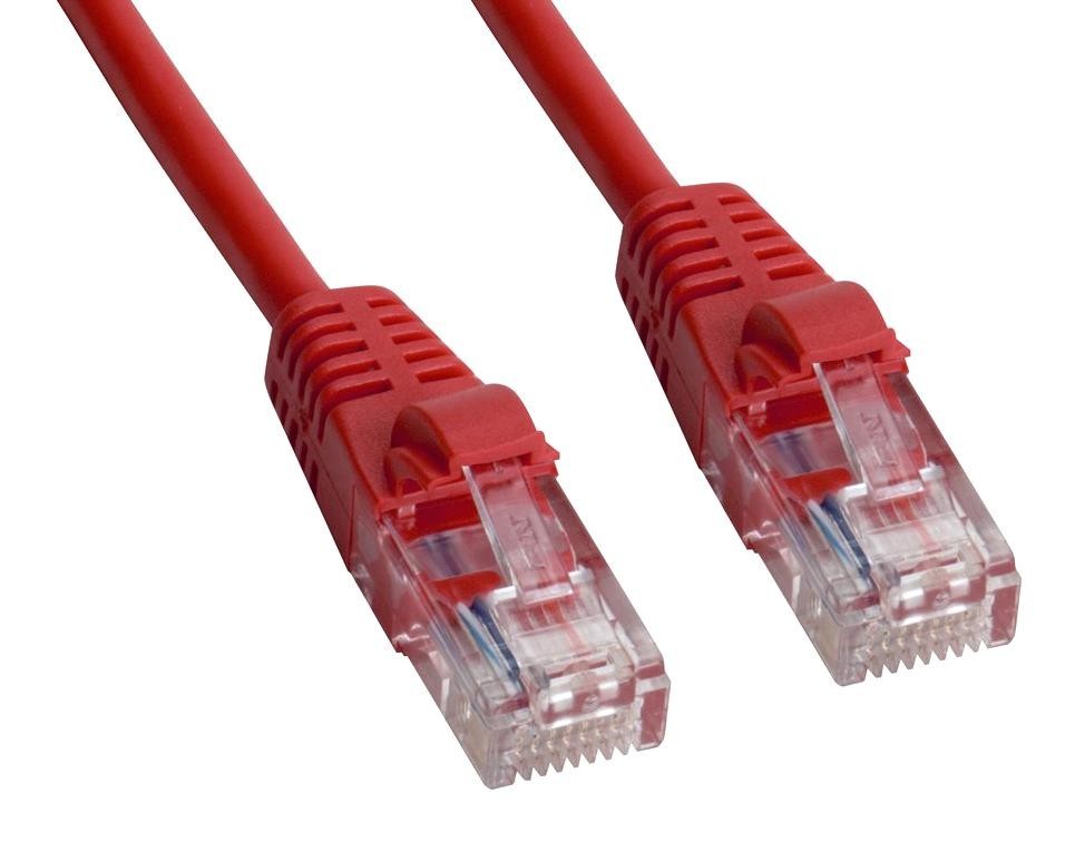 Amphenol Cables on Demand Mp-5Xrj45Unnr-010 Enet Cable, Cat5E, Rj45 Plug-Plug, 10Ft