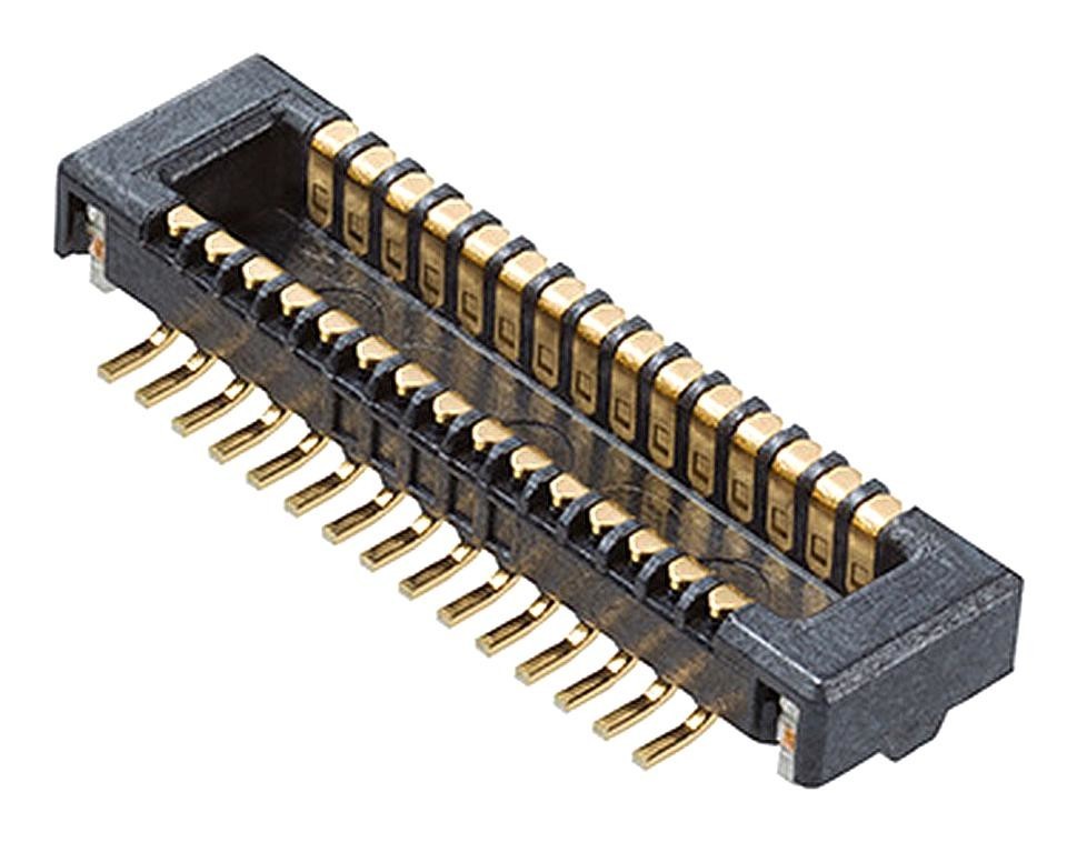 Hirose Bm23Fr0.6-20Ds-0.35V(895) Mezzanine Connector, Rcpt, 20Pos, 2Row/0.35mm