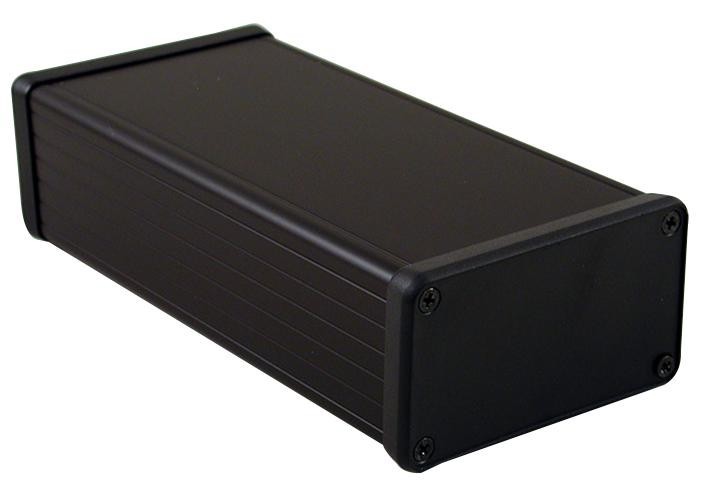 Hammond 1455K1602Bk Box, Black, Plastic End Plate