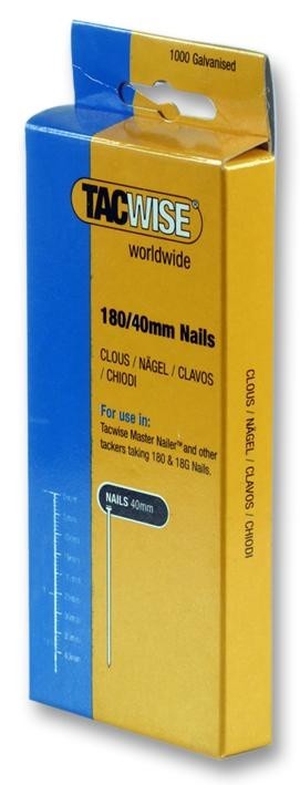 Tacwise Plc 0747 Nails, 180/40mm, For 18V, (Pk1000)