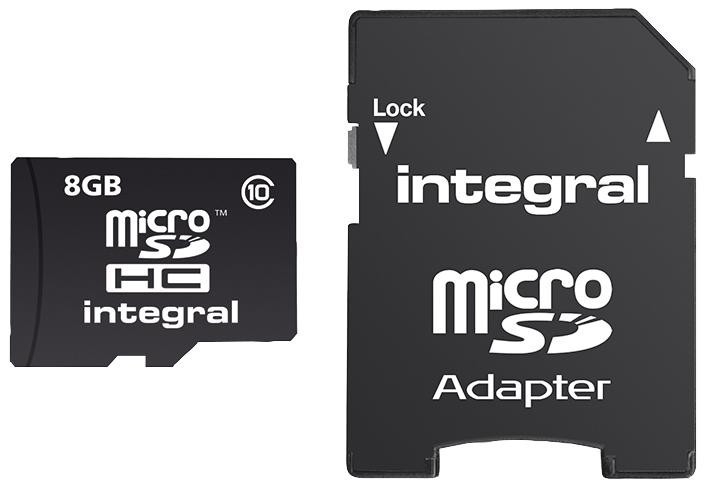 Integral Inmsdh8G10-90U1 8Gb Ultimapro Microsd C10 90 Mb/s