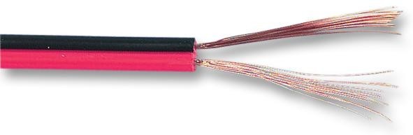 Multicomp Pro Cb0043 Red/black 100M Cable, 2Core, 0.44mm2, Red/blk, 100M