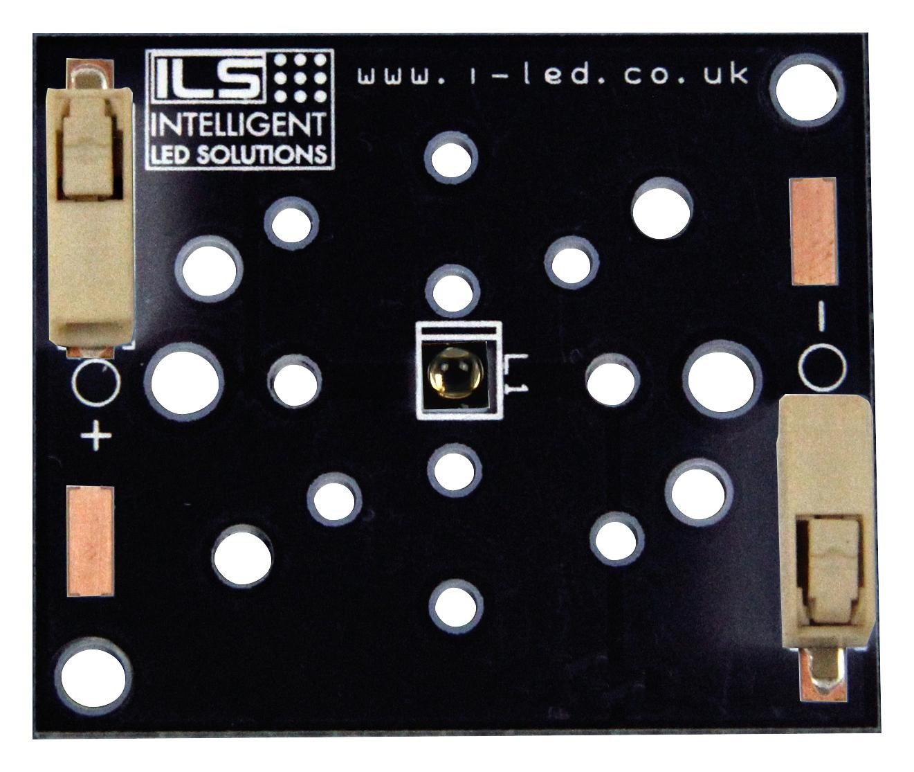 Intelligent Led Solutions Ilr-Iw01-94Sl-LEDiL-Sc221 Ir Led Module, 1 Chip, 940Nm, Square Pcb