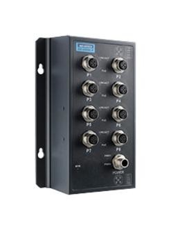 Advantech Eki-9508E-Pl-Ae Ethernet Switch, M12, 8 Port, Wall